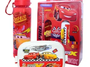 2-in-1 Kids Lunch Box & Water Bottle Set | School Combo Gift Pack with Bottle & Lunch Box | Multiple Cartoon Characters