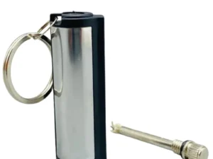 Permanent Match Striker Flint Stone Lighter with Keychain | Waterproof Survival Matchstick for Smoking & Outdoor Use