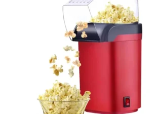Oil Free Mini Popcorn Maker  | Hot Air Popcorn Machine | Electric Popcorn Popper for Home & Kids | 1200W