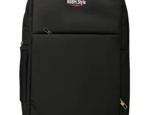 Slim Business Laptop Backpack | Lightweight Travel & Office Bag with Multi-Pockets | Black