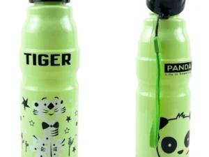 Kids Water Bottle 650ml | Cute Minions Panda Rabbit Design | Leak-Proof BPA Free | Random Color