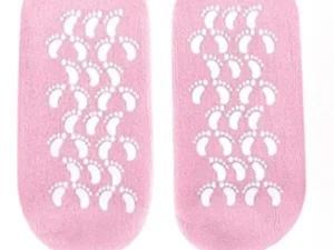 Reusable Silicone Spa Gel Socks for Dry Feet & Cracked Heels | Intensive Moisturizing Overnight Foot Care