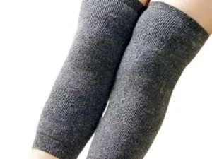 Unisex Wool Knee Warmers Pair |  Warm Elastic Fit, Plain design | Winter Wear for Men & Women | Random Colors