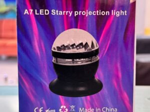 A7 LED Starry Projection Light with Remote Control | USB Galaxy Night Lamp