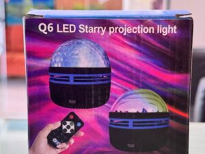 Q6 Mini LED Starry Projection Light with Remote Control | USB Galaxy Night Lamp