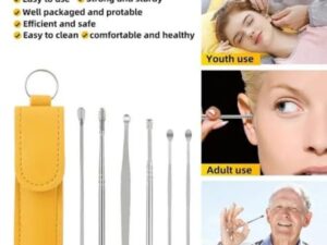 6-Piece Ear Wax Cleaning Kit |  Portable & Easy to Use