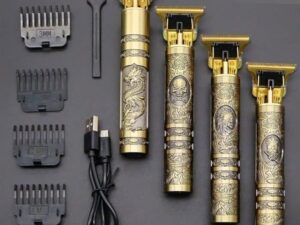 Professional T9 Hair & Beard Trimmer | Cordless USB Rechargeable | Plastic Body | Dragon Design