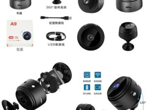 A9 1080P HD Magnetic WiFi Mini Camera | Wireless Security Camera with Night Vision & HDSF App Support