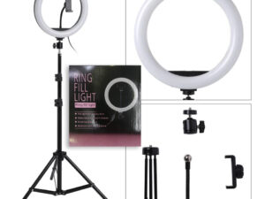 10-Inch Ring Light Kit + 7 Ft Ring Light Stand | LED Photography & Video Lighting Set