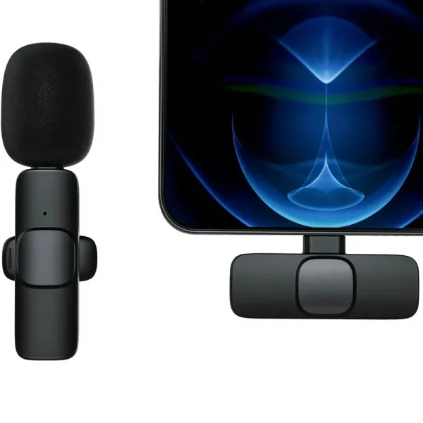 K8 Type-C Wireless Lavalier Microphone | Portable Noise-Cancelling | Mic for Android, Vlogging & Live Streaming - Image 4