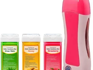 Roll-on hair removal wax refill cartridge for body waxing
