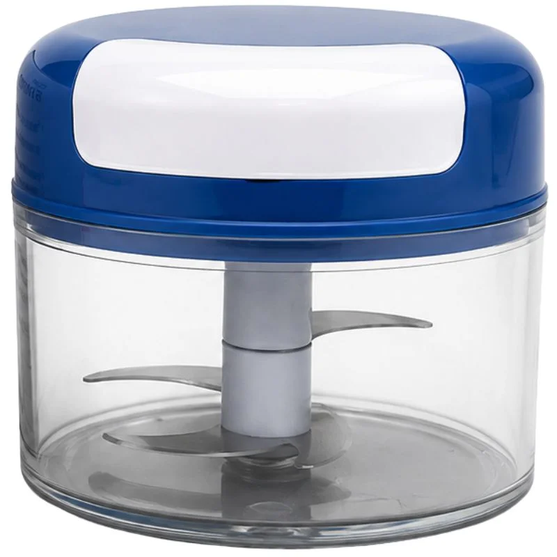 Manual hand-pull food chopper for chopping vegetables, onion and garlic